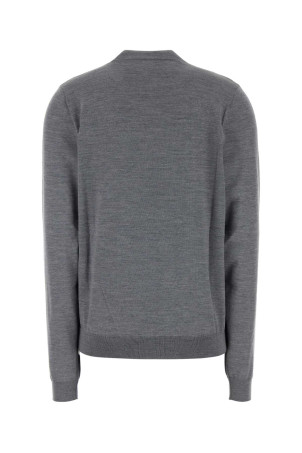 Grey wool cardigan GUCCI (A002GVXKFQJ)