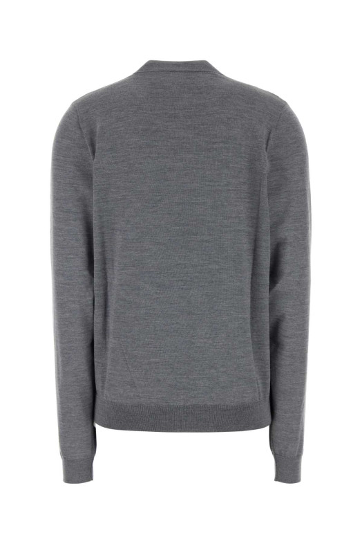 Grey wool cardigan GUCCI (A002GVXKFQJ)