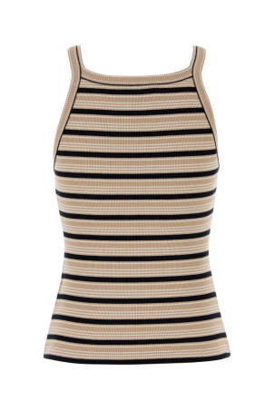 Embroidered cotton tank top FENDI (FS7966AW88)