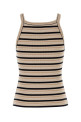 Embroidered cotton tank top FENDI (FS7966AW88)