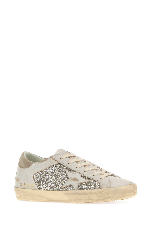 Chalk leather Super-Star sneakers GOLDEN GOOSE DELUXE BRAND (GWF00103F008901)