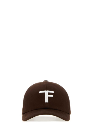 Chocolate cotton baseball cap TOM FORD (MH005TCN061G)