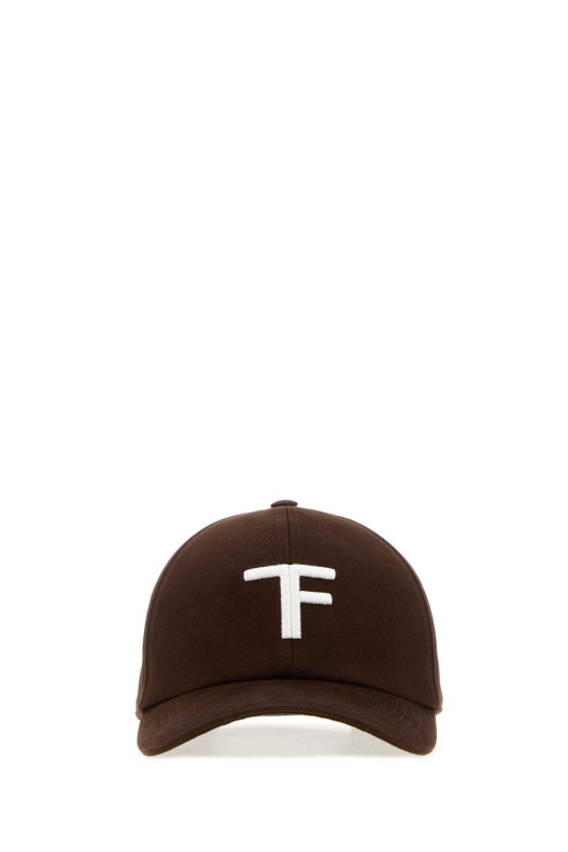 Chocolate cotton baseball cap TOM FORD (MH005TCN061G)