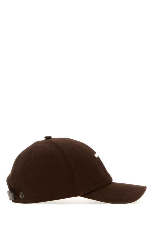 Chocolate cotton baseball cap TOM FORD (MH005TCN061G)