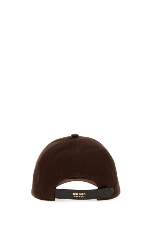 Chocolate cotton baseball cap TOM FORD (MH005TCN061G)