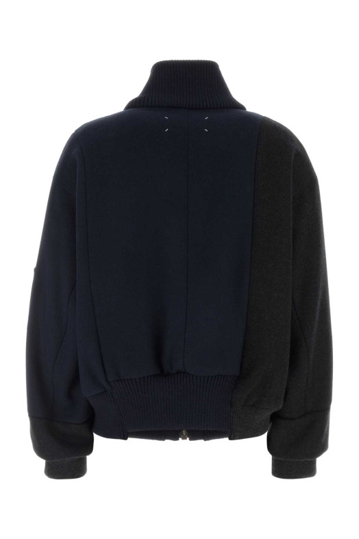 Two-tone wool bomber jacket MAISON MARGIELA (S51AM0520M35935)