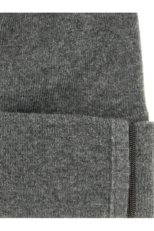 Шапка «Monile» серого цвета M12163199C074
