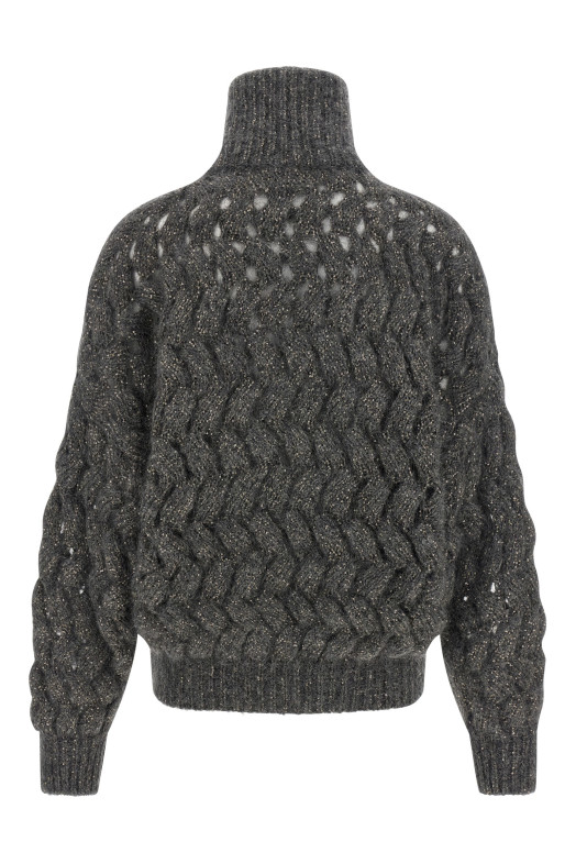 'Dazzling Waves' cardigan Gray