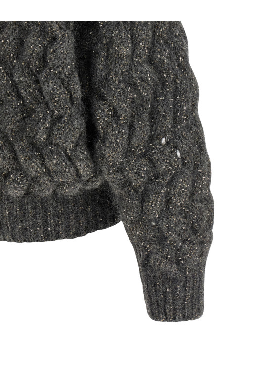 'Dazzling Waves' cardigan Gray
