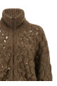 'Dazzling Waves' cardigan Brown