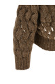 'Dazzling Waves' cardigan Brown