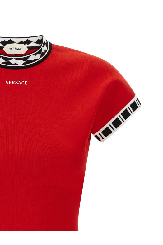 Сукня «Versace Logo», червона 10257671A183561RC90