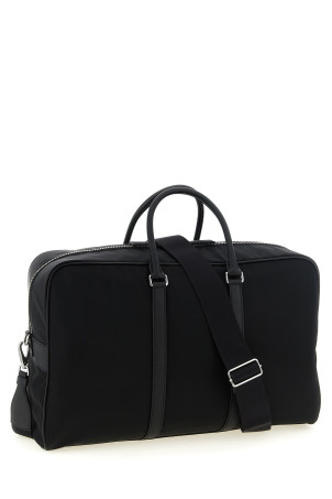 Дорожня сумка з матеріалу Re-Nylon та Saffiano, чорна PRADA 2VC042VOOO2DMHF0002