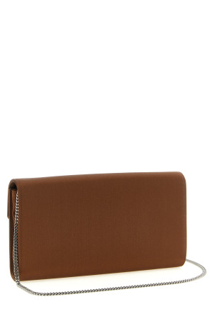 'Envelope Flap Dragonfly Flow' clutch  Brown