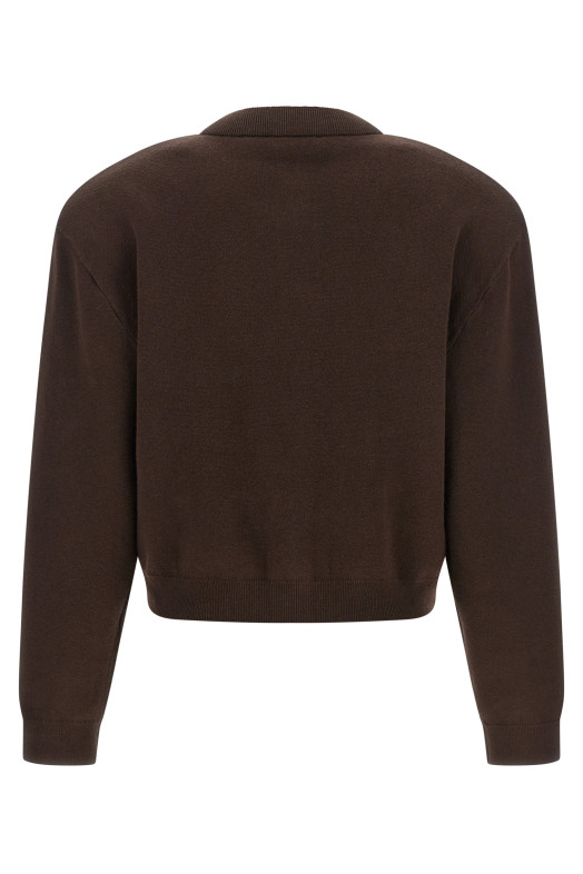 Кардиган «Firm Knit» коричневого цвета 11385416671667