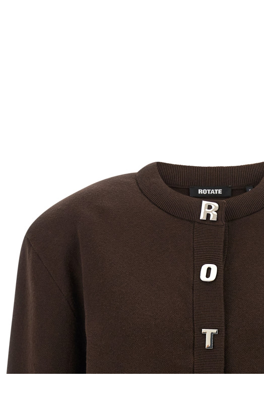 Кардиган «Firm Knit» коричневого цвета 11385416671667