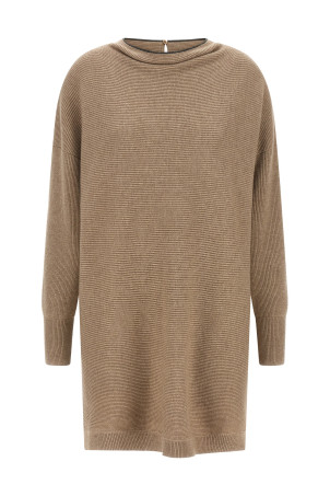 'Precious Collar' dress Beige