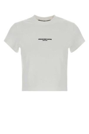 Біла бавовняна футболка ALEXANDER WANG (1CC3261302)