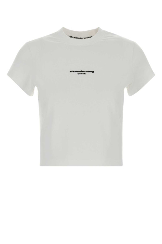 Біла бавовняна футболка ALEXANDER WANG (1CC3261302)