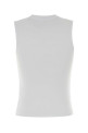 Біла майка з еластичної бавовни, біла, ALEXANDER WANG (1CC3261360)