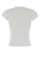 Біла еластична бавовняна футболка ALEXANDER WANG (1CC3261361)