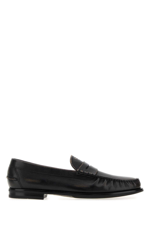 Black leather loafers PRADA (2DB239FX0002HII)