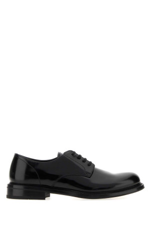 Black leather lace-up shoes Black PRADA (2EB198FX000055)