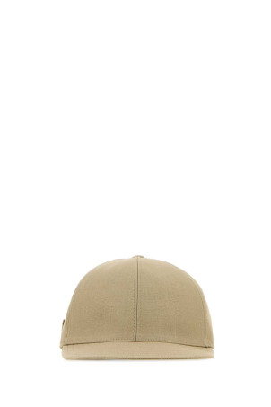 Sand linen baseball cap PRADA (2HC5042F7Z)