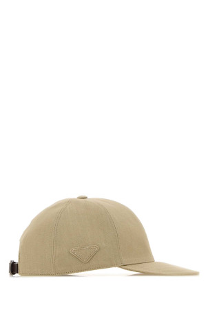 Sand linen baseball cap PRADA (2HC5042F7Z)