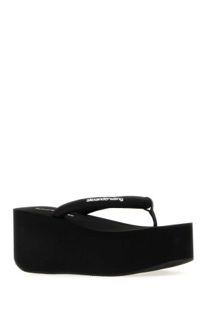Black fabric Jenna thong slippers ALEXANDER WANG (30326S024)