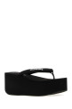 Чорні тканинні шльопанці-стрінги Jenna від ALEXANDER WANG (30326S024)