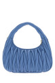 Cerulean blue nappa leather Wander handbag MIU MIU (5BC125VOOYAN88)