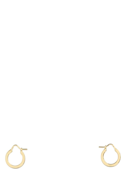 Золоті металеві сережки Black MIU MIU (5IO1032F6T)