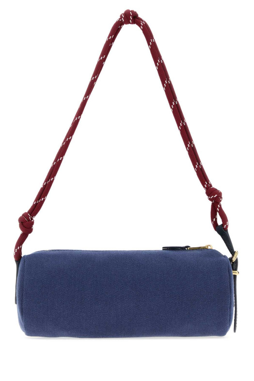 Navy blue gabardine shoulder bag MIU MIU (5NE8532IA7)