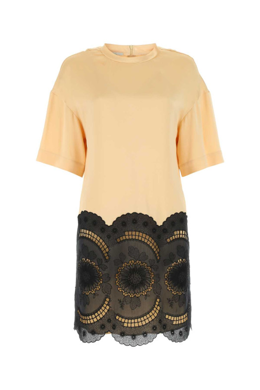 Розовое атласное платье STELLA McCARTNEY (6A01213AU309)