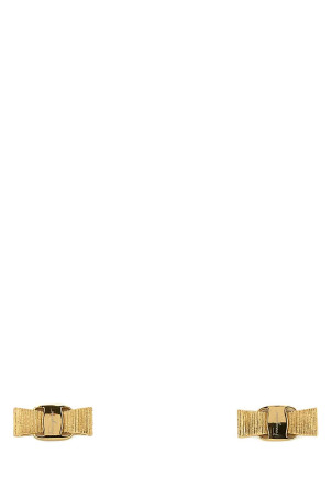 Gold metal Vara earrings SALVATORE FERRAGAMO (760546998984)