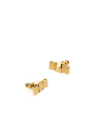 Gold metal Vara earrings SALVATORE FERRAGAMO (760546998984)