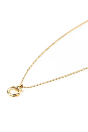 Gold metal Gancini necklace Beige SALVATORE FERRAGAMO (760672765594)