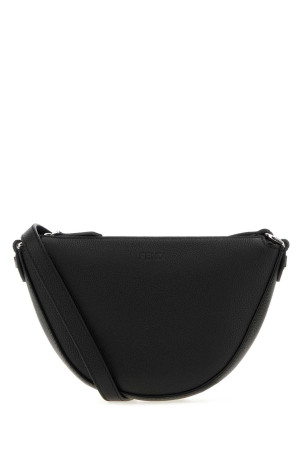 Чорна шкіряна міні-сумка через плече Fendi Melon, чорна FENDI (7AS532ASIH)