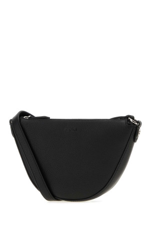 Чорна шкіряна міні-сумка через плече Fendi Melon, чорна FENDI (7AS532ASIH)