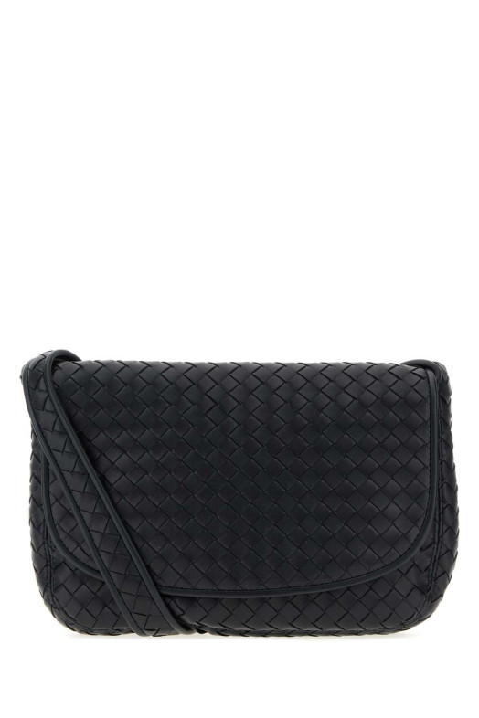 Сумка через плече з темно-синьої шкіри BOTTEGA VENETA (843836V5KD0)