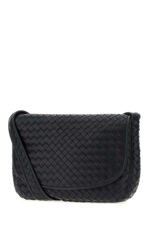 Сумка через плече з темно-синьої шкіри BOTTEGA VENETA (843836V5KD0)