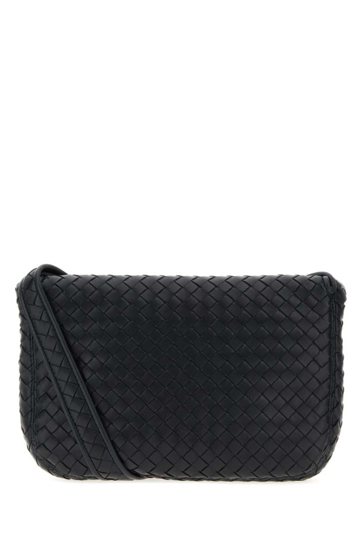 Сумка через плече з темно-синьої шкіри BOTTEGA VENETA (843836V5KD0)