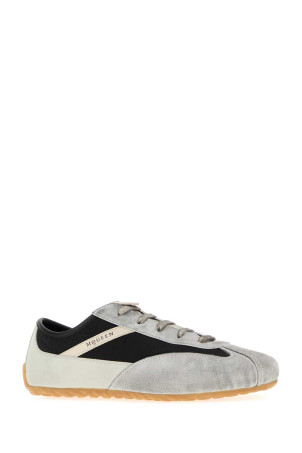 Two-tone leather and fabric Boxe sneakers ALEXANDER MCQUEEN (868496WIAKI)
