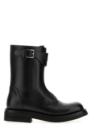Black leather Biker boots Black ALEXANDER MCQUEEN (874831WHAE3)
