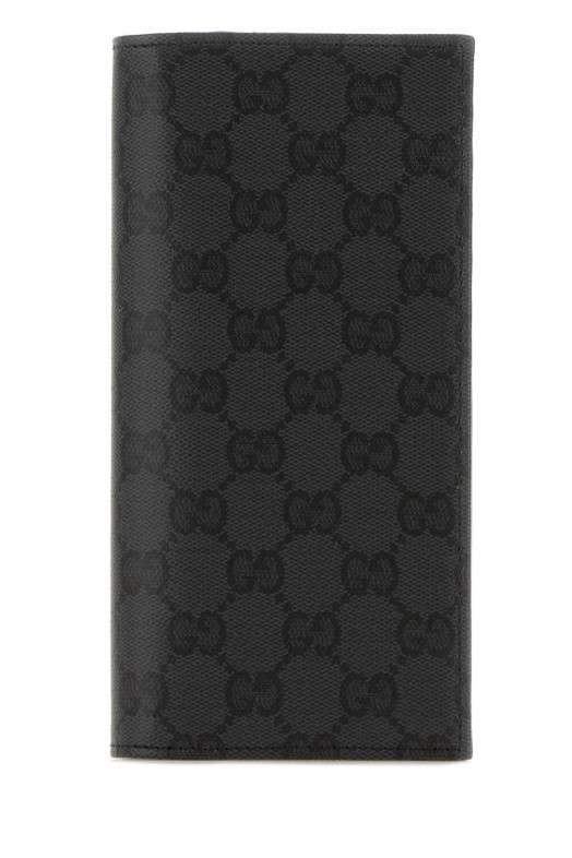 Чорний шкіряний гаманець GG від GUCCI (876441FAF8A)