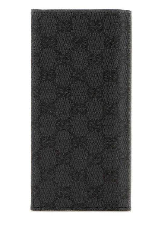 Чорний шкіряний гаманець GG від GUCCI (876441FAF8A)
