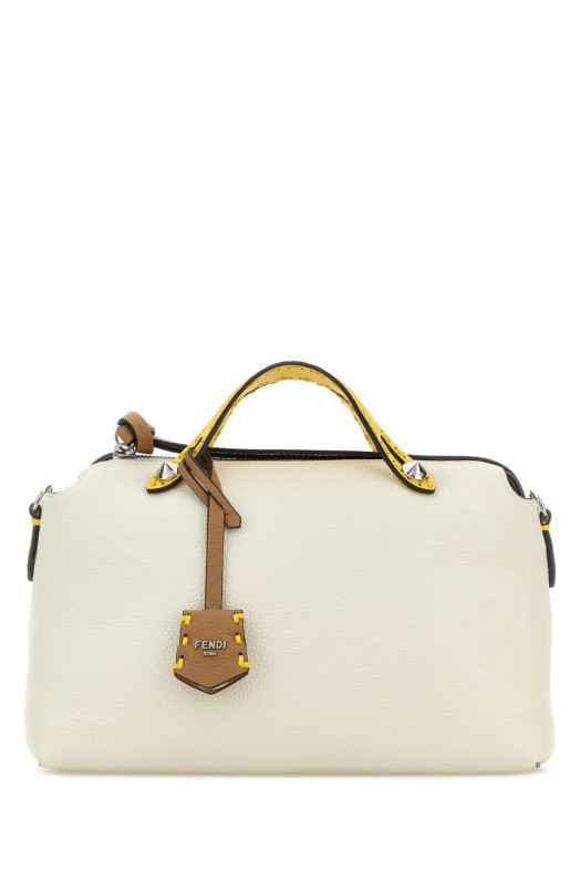 Средняя сумка By The Way из кожи цвета слоновой кости FENDI (8BL155AV1J)