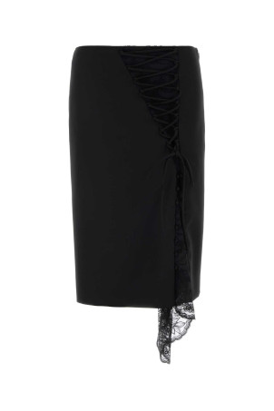 Black wool skirt Black ALEXANDER MCQUEEN (A00047QJAAC)