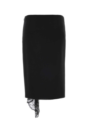 Black wool skirt Black ALEXANDER MCQUEEN (A00047QJAAC)